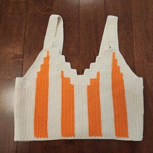 Sandro Paris women's knitted sleeveless top in size 1